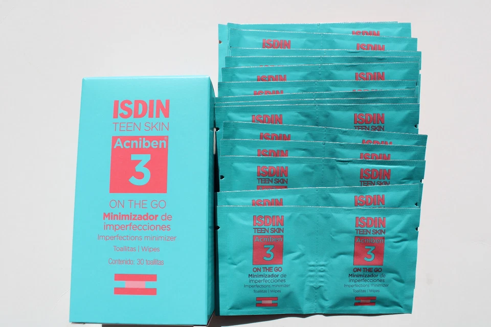 Isdin Acniben Sanitizing Wipes 30 Units Oily Skin