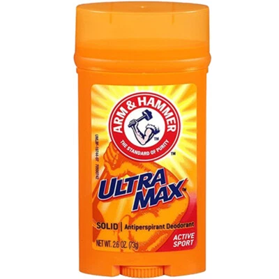 全新 Arm & Hammer Ultramax 止汗除臭止汗剂,隐形纯色活性运动型 — 第 1/4 张图片