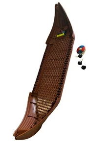 LEGO 7018 Viking Ship Challenges the Midgard Serpent PARTS Boat & Viking Helmets - Picture 1 of 16
