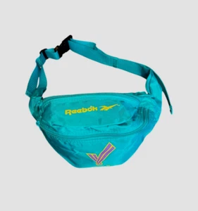 Rare Vintage Deadstock Reebok '94 Victoria Commonwealth Games Teal Bum Bag - Picture 1 of 9