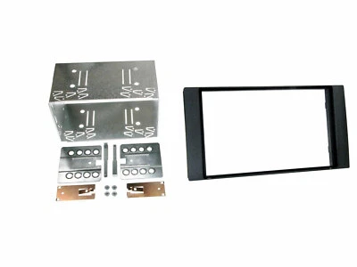 Einbaurahmen Set Doppel DIN Autoradio für Ford Focus Fusion Fiesta 2004-2013 sch - Bild 1 von 3