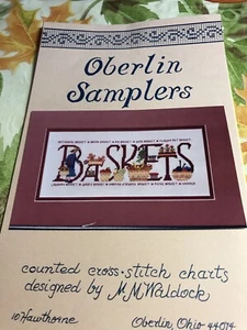 Oberlin Sampler "Körbe" Kreuzstichkarte 1996 - Bild 1 von 1