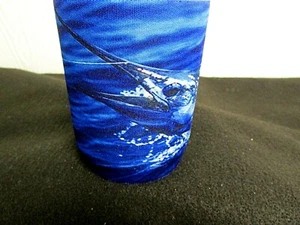 Enfriador aislador de cerveza refresco soporte lata BLUE MARLIN Fish Koozie (1) L10 - Imagen 1 de 5