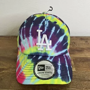 Los Angeles Dodgers Hat MLB LA New Era Casual Classic Tie-Dye Adjustable Cap NEW - Picture 1 of 5