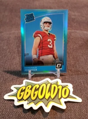 2018 Donruss Optic Rated Rookie Aqua /299 Josh Rosen #152 Rookie RC - Image 1 of 3