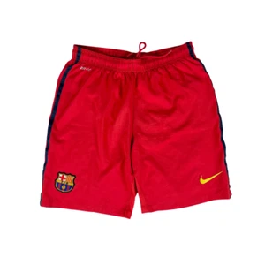 BARCELONA FC 2015/16 Nike Home Football Shorts M Mens Vintage Soccer Pants - Picture 1 of 10