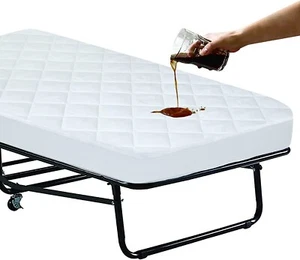 Quilted Cot Size Mattress Pad Cover Soft Narrow Twin Mattress Protector 31"x75" - Picture 1 of 5