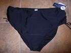 New~Aqua couture curvy bottom~ Side ties~Black color Size 3X
