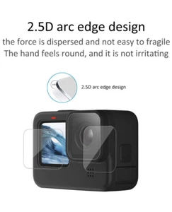 rich colors non‑destructive Tempered Glass Lens Cover Protector,for GOPRO HERO 9 - Picture 1 of 7