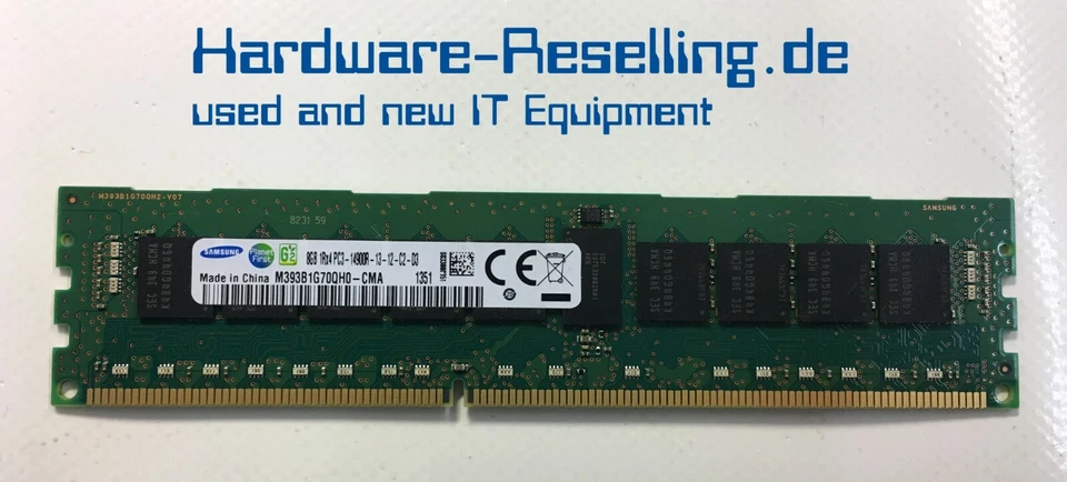 8GB Samsung RAM ECC DDR3 1866MHz M393B1G70QH0-CMA per Dell T3610 T5610 T7610 - Immagine 1 di 1