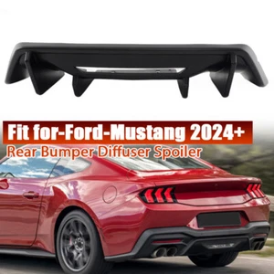 Rear Bumper Diffuser Spoiler For Ford Mustang GT S650 Coupe 2024-25 Matte Black - Bild 1 von 12