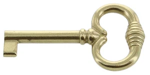 50227   Q.TA' 1 BL CHIAVE P/MOBILI 33708 OTTONE LUCIDO 2 - Foto 1 di 1