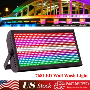 768LED Wall Wash Light Stage Effect Beam Lights RGB DMX Party Lighting DJ Show - Bild 1 von 5