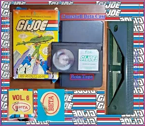 1985 G.I. Joe Volume 6 Red Rockets Glare Beta Tape Big Box Hasbro FHE Sunbow - Picture 1 of 12