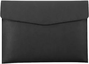 Enyuwlcm PU Leather A4 File Folder Document Holder Waterproof Portfolio Black - Picture 1 of 7