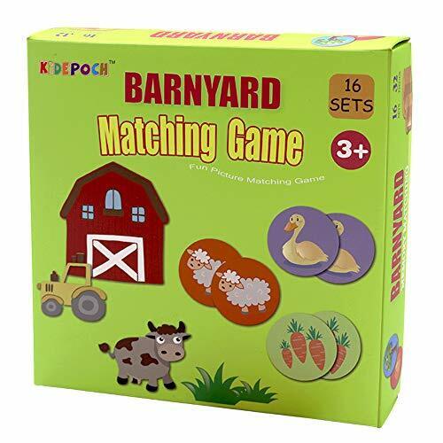 Educational Preschool Memory Matching Game for Kids (16 Set)