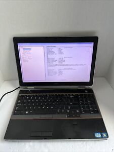 Dell Latitude E6520 15.6" i5-2520M @2.50GHz 16GB RAM NO HDD AS IS FOR PARTS