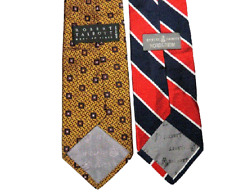 2 x Robert Talbott Best of Class Tie Silk Designer Classic USA Office Career