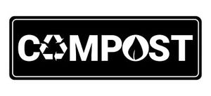 Panneau mural ou de porte à compost standard Signs ByLITA - Photo 1/48