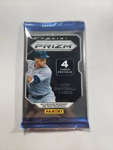 Béisbol Panini Prizm 2021 ¡Paquete sellado de fábrica de caja! - ¡4 tarjetas por paquete! - Imagen 1 de 2