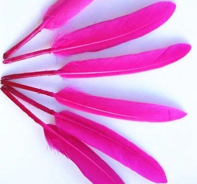 40 Duck Cosse Feathers 4-6" Wing CHOOSE MIX or Color Goose feather - Image 1 of 4