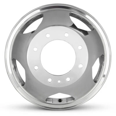 New Wheel For 2011-2023 Chevrolet Silverado 3500 17 Inch Polished Aluminum Rim - Image 1 of 4