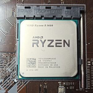AMD Ryzen 5 1400 R5-1400 3.2GHz 4-Core 8 Thread Socket AM4 CPU Processor