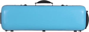 USA Fiberglass violin case Safe Oblong 4/4 M-case Blue Light - Picture 1 of 12