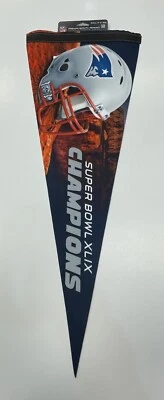 New England Patriots NFL Super Bowl XLIX Champions Wincraft ¡¡Banderín Premium!!! Foto 1 de 3