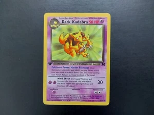Pokemon - Dark Kadabra 39/82 Uncommon 1st Edition Team Rocket - Picture 1 of 5