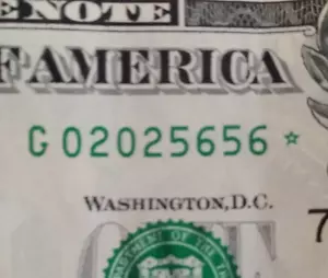 STAR NOTE Double Repeater Four Pairs Fancy Serial Number 02025656 Series 2021 - Picture 1 of 5