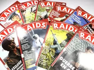 RAIDS Lot -- French Military Magazine -- Collection Of 10 From 1991 -1992 - Picture 1 of 5