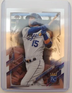 2021 Topps cromado edición Ben Baller Whit Merrifield #107 Royals envío rápido - Imagen 1 de 2