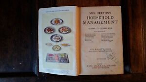 1900'S MRS BEETON'S HOUSEHOLD MANAGEMENT A COMPLETE COOKERY BOOK -  ILLUSTRATED