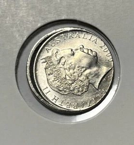 2000 5 Five Cent Coin - BroadStrike/ Misstrike Error Coin - Choice Uncirculated! - Picture 1 of 12