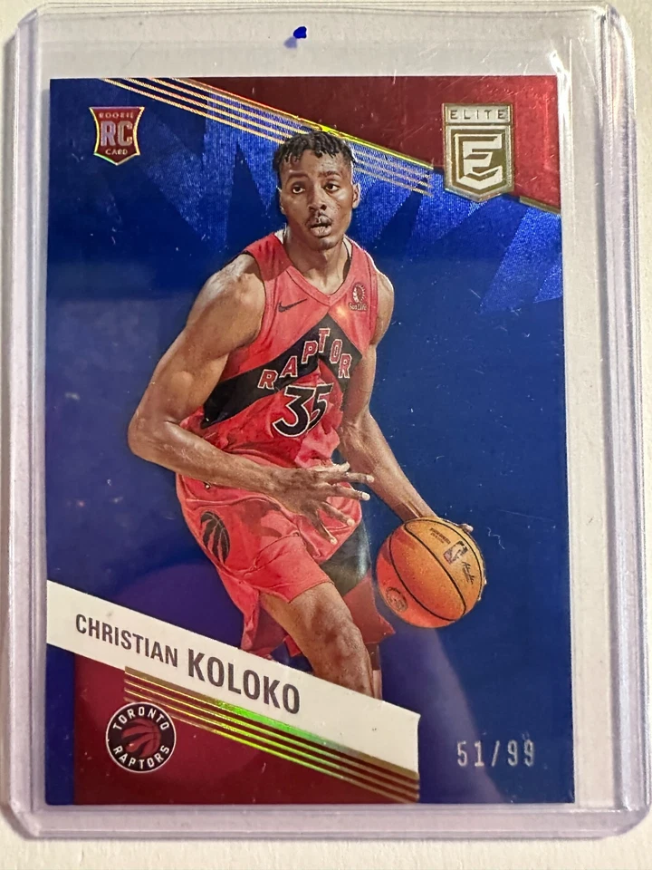 K101,691 - 2022-23 Elite Blue #239 Christian Koloko #/99 - Image 1 of 1