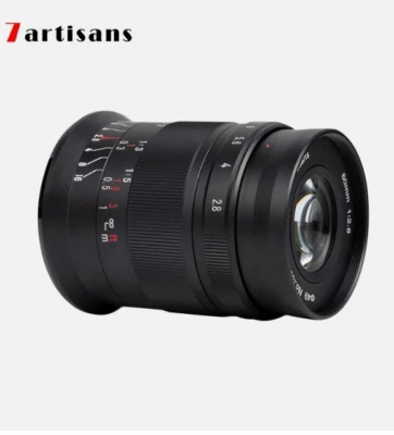 7artisans 60mm F2.8 II Macro Manual Focus Lens for Sony E mount A7c A7500 Camera - Image 1 of 4