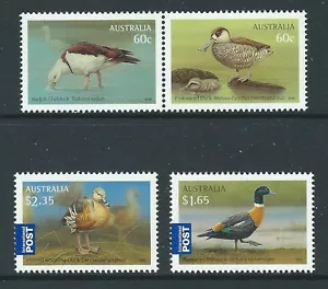 AUSTRALIEN 2012 WASSERVÖGEL 4ER SET UNMONTIERT POSTFRISCH,MNH - Bild 1 von 1