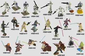 Star Wars figures #7 Unleashed Battle Packs HASBRO Marx plastic toy soldiers - Picture 1 of 19