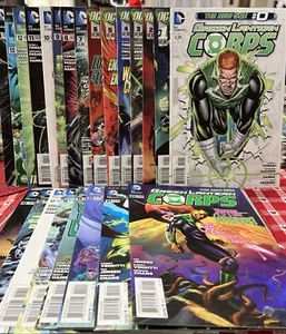 DC NEW 52 Green Lantern Corps #0,1-34,37,39 Annual Almost Complete Series #1-40 - Bild 1 von 5