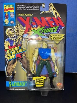 X-Men X-Force Slayback 5"in Action Figure Extending Bio-Mechanical Arms! Toy Biz Foto 1 de 4