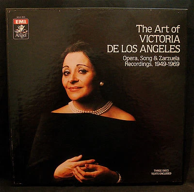 VICTORIA DE LOS ANGELES-The Art Of-Near Mint-3 LP Box Set-EMI ANGEL #SCLX-3914 - Image 1 of 3