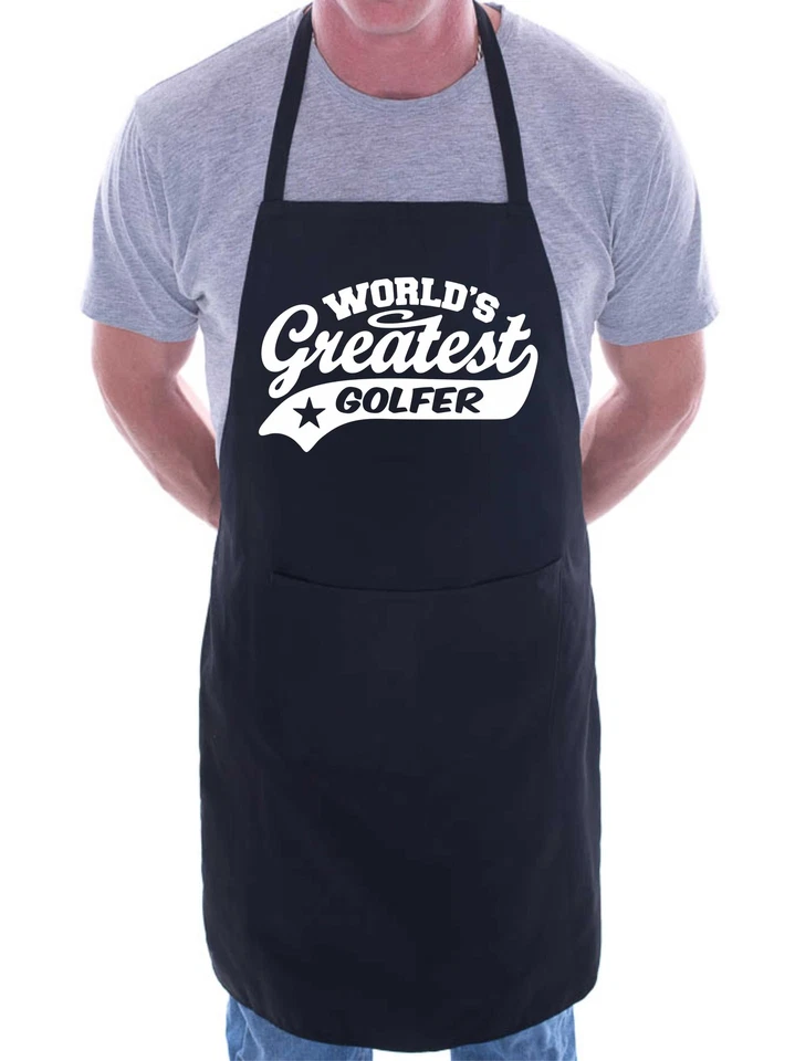 PRINTSHOP2000 Apron Greatest Golfer Gift For Him Gift for Her Golfing Birthday