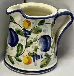 Armando Poggi Florence Small Pitcher w/ Prunes 4-3/4”T Excellent Used Condition - Picture 1 of 4