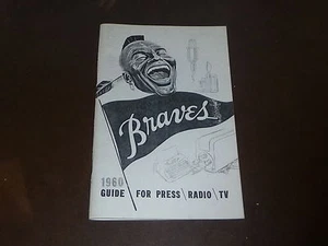 1960 MILWAUKEE BRAVES MEDIA GUIDE REPRODUCTION. VERY NICE - Picture 1 of 1