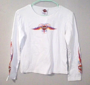 Vintage 2004 Kinder Harley Davidson Langarm T-Shirt Größe L - Bild 1 von 4