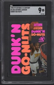 Skybox E-X Century Dunk 'N Go Nuts 1998 #11DG Antawn Jamison SGC 9 Low Pop - Imagen 1 de 2