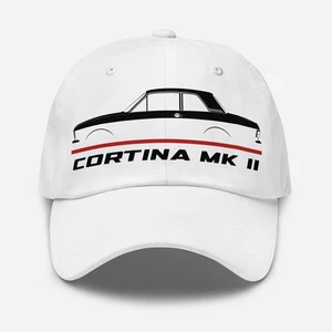 Premium Papa Mütze für Ford Cortina Mk II 1966-1970 Auto Fans Cap Geburtstag Geschenk - Bild 1 von 8