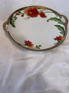 ANTIQUE HUTSCHENREUTHER BAVARIA HAND -PAINTED CABINET PLATE - Picture 1 of 13