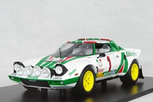 Spark 1/18 Lancia Stratos HF 1977 Monte Carlo Rally Winner #1 Munari/Maiga - Picture 1 of 3